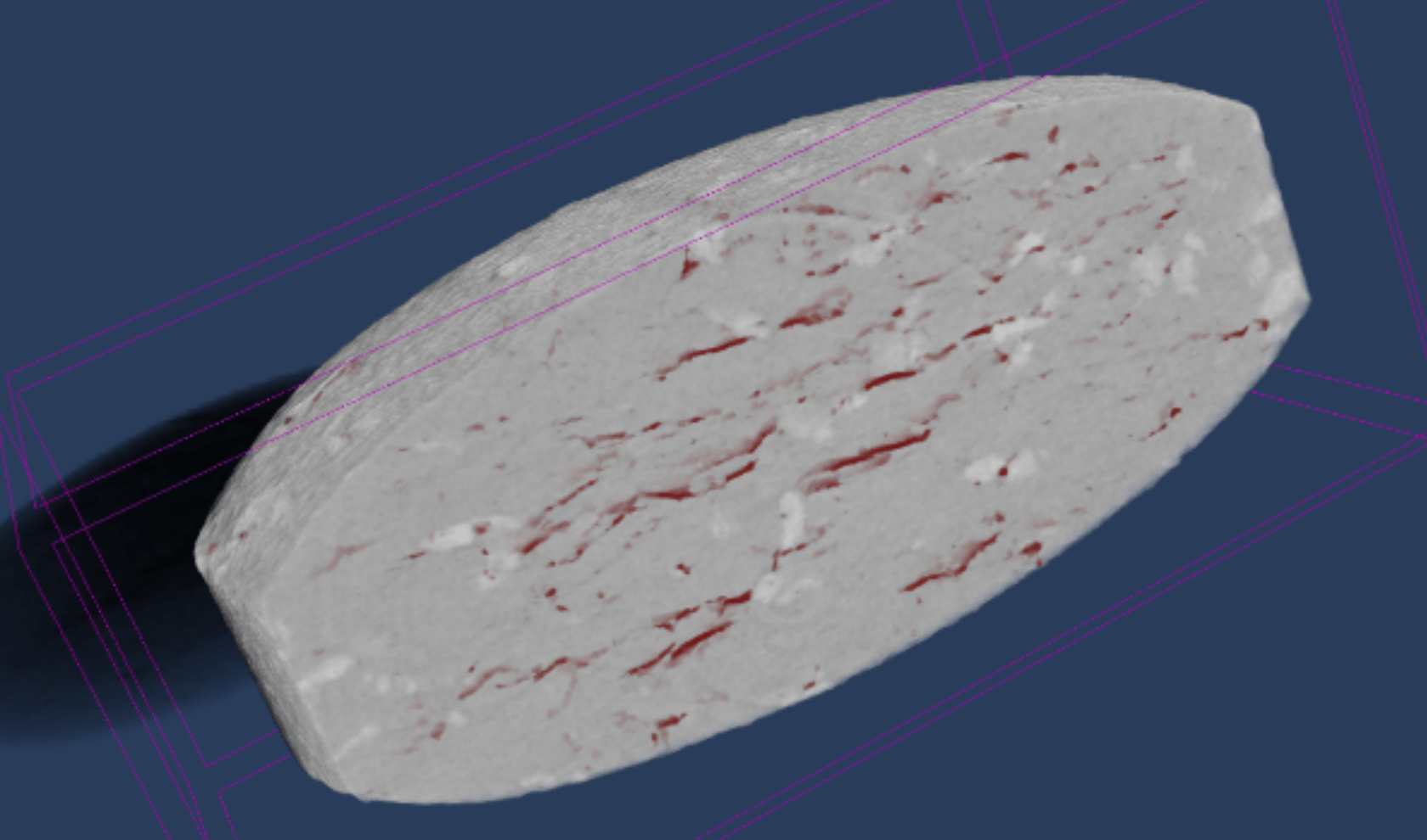 Crack analysis of pill