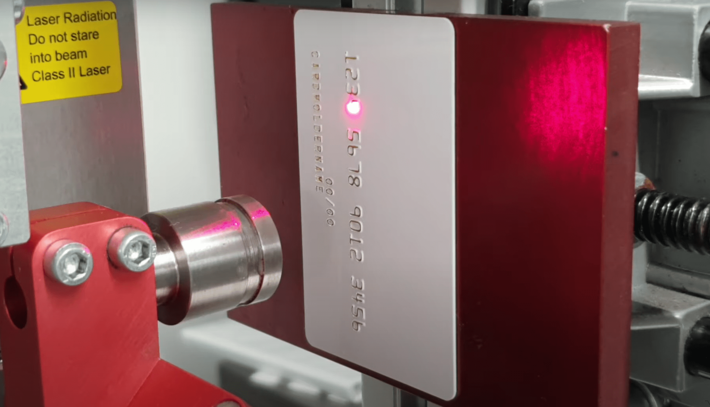 Credit card abrasion